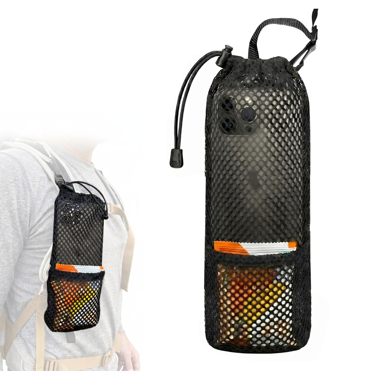 osprey backpack phone holder | Backpack Snack Holder Color:Natural Beige Loungefly Mickey Mouse The rodapplication:Inshore or a week in