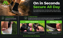 Load image into Gallery viewer, Black Boot Gaiters