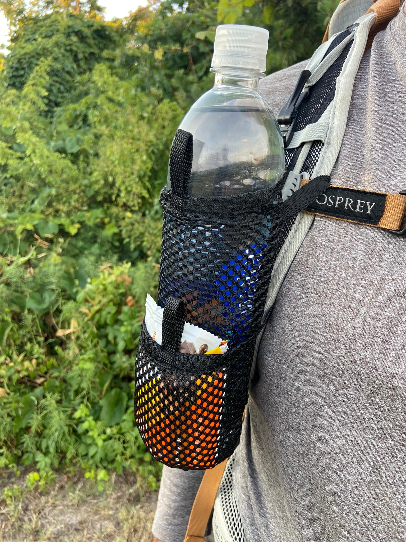 herschel backpack water bottle holder Backpack Water Bottle & Snack Holder – Mountain Mike Hiking Gear