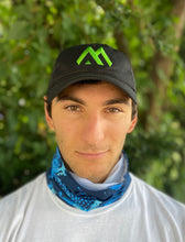 Load image into Gallery viewer, Blue Splatter Neck Gaiter